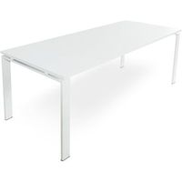 mesa marco abierto 140x80 cm blanco
