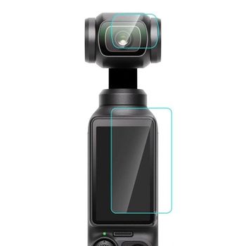 Cristal Templado PULUZ para DJI OSMO Pocket 3 Lente y Pantalla