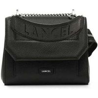 lancel bolso de mano bolso con solapa s ninon de negroplata para mujer