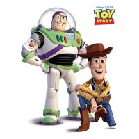 pyramid lienzo disney toy story buzz y woody 30x40cm