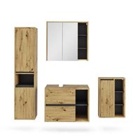 conjunto de muebles de cuarto de bano viola 4 partes vicco