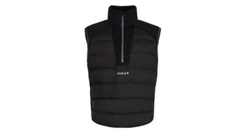 Chaqueta de plumon sin mangas para mujer ayaq forno negro