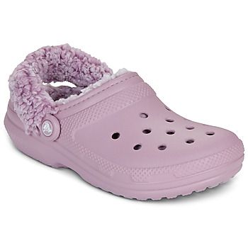 Crocs Zuecos Classic Fleece Lined Clog para mujer