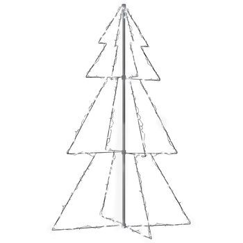 Árbol De Navidad 200 Luces Led Interior Y Exterior 98x150 Cm Vidaxl