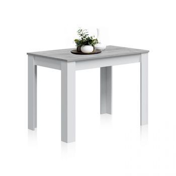 Mesa De Comedor Cloe Blanco - Cemento 109 X 78 X 67cm Cm
