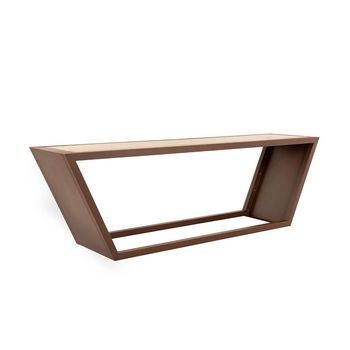 Kobon Set De Asiento De Acero Marrón - Made In Germany - 1 X Mesa