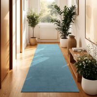 alfombra calissa turquesa 80x300 cm