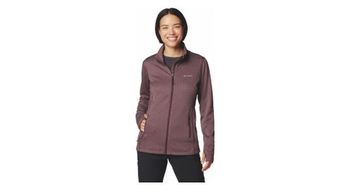 Chaqueta polar columbia park view para mujer morado