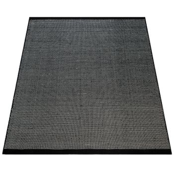 Alfombra de lana Karma negro 80x150 cm