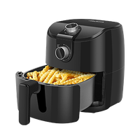 aigostar hayden alpha  - aigostar air fryer - freidora de aire 1500w freidora sin aceite con capacidad de 4l con circulacion de aire rapido temporizador de 30 minutos temperatura ajustable libre bpa