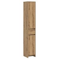 mueble de cuarto de bano roble artisan 30 x 33 x 190 cm vidaxl