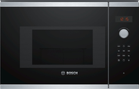 horno microondas integrable bosch bel523ms0 20 litros con grill cristal negro