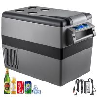 nevera portatil 45l compresor 12v24v110-240v con app y pantalla led para viajes y camping