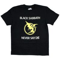 black sabbath camiseta manga larga never say die para hombre