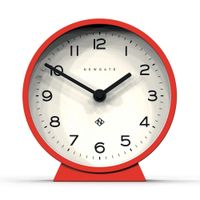reloj de chimenea moderno de silicona rojo vivo