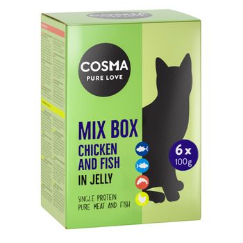 Cosma Original Pouches in Jelly 6 x 100g - Mixed Pack (4 Varieties)