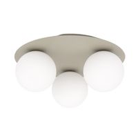 lampara de techo maru moca opal 3 luces