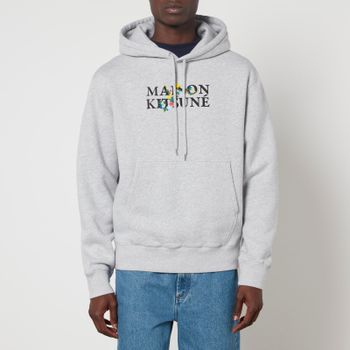 Maison Kitsuné Flowers Comfort Cotton-Jersey Hoodie - M