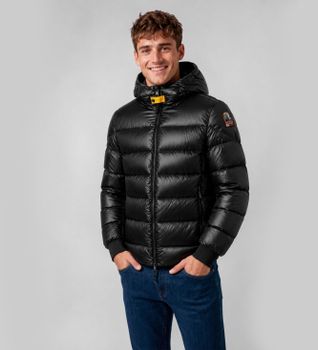 Parajumpers para hombre. 26WMPMPUSX13 Chaqueta Pharrell negro (M), Casual, Poliéster