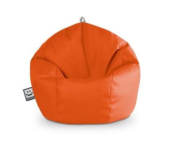 Puff pelota polipiel  naranja happers único happers