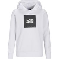 jack  jones jersey 12246418 jwhlock sweat hood jnr white para nino