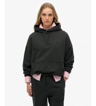 Superdry para mujer. W2012542A Sudadera Studios Relaxed negro (S), Casual, Algodón