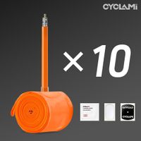 tubo interno para bicicleta de carretera tubo de tpu ultraligero de 10 piezas 700c 18 23 25 28 30 32 45mm 65mm 85mm valvula francesa mayorista de ciclismo
