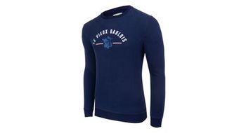 Sudadera lebram  amp  sport vintage le vieux gaulois   hexagon azul oscuro