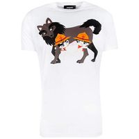 dsquared camiseta t-shirt s74gd0362 white para hombre