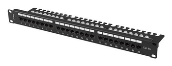PATCH PANEL LANBERG 24 PUERTOS 1U 19