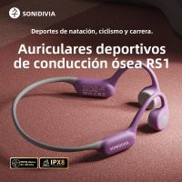 auriculares de conduccion osea soundivy rs1 bluetooth inalambricos 32 gb de memoria resistentes al agua ipx8 auriculares deportivos para natacion y running