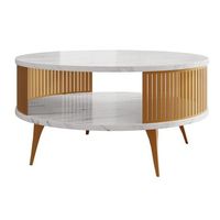mesa de centro oswego 119 diametro 750 aglomerado laminado redonda