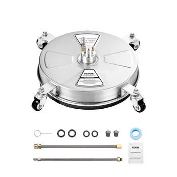 Vevor Limpiador De Superficies Para Hidrolavadora, Acero Inoxidable 304, 395 X 395 X 157 Mm