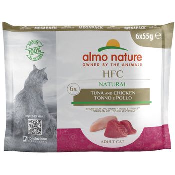 Almo Nature HFC 24 x 55 g - Pack Ahorro - Atún y pollo