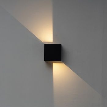 Aplique de exterior led davos xl dim 2700k (2x10w)