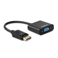 adaptador aisens displayport macho a svga hembra 15cm negro a125-0367