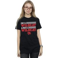 disney camiseta high school musical the musical once a wildcat para mujer