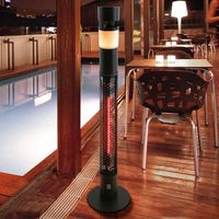 estufa de exterior led heat sound 8w
