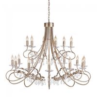 lampara de arana christina 18 luces