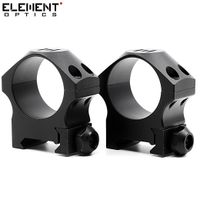 element optics accu-lite monturas 2pc 34mm medium weaverpicatinny