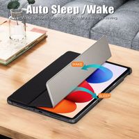 funda para tableta redmi pad 2 pro  xiaomi poco pad m1 2025 lanzado 121 pulgadas material de cuero pu funda protectora a prueba de golpes