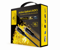 cable hdmi gembird de alta velocidad con optica activa aoc con ethernet 10 m