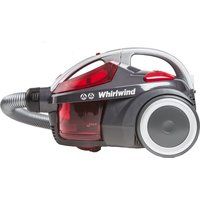 hoover whirlwind se71wr01 cylinder bagless vacuum cleaner r grey  red grey