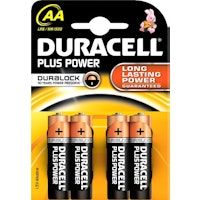 duracell plus power alcalino 15v bateria no-recar