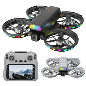 ZHRC Z809 FPV WiFi con pantalla LCD de 4,3 pulgadas, Controlador, Cámara HD doble, Flujo óptico ajustable eléctricamente