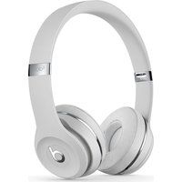 beats solo 3 wireless bluetooth headphones - satin silver silver