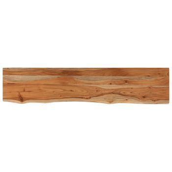 Tablero Rectangular Madera De Acacia Borde Vivo 180x40x2,5 Cm Vidaxl