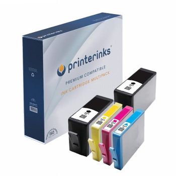 Compatible Multipack HP PhotoSmart B109 Printer Ink Cartridges (5 Pack) -N9J74AE