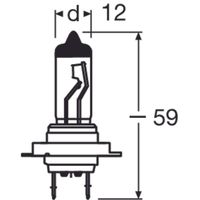24v h7 halogen bulb - single pack boxed