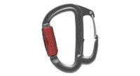 mosqueton petzl freino z twist lock gris